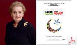 Madelaine Albright Keynote Address at the Premier of Inside Islam