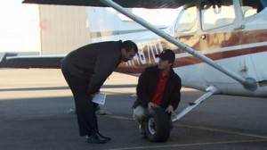 On A Wing and A Prayer Preflight Lesson Wheel Check
