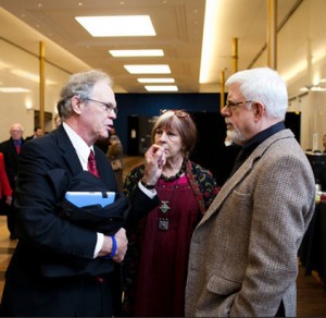 Islamic Art Executive Producer Michael Wolfe and Director Rob Gardner with guest